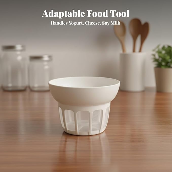 Food Yogurt Mesh Sieve/Whey Separator/Colander Cheese Maker/Food Strainer Yogurt Strainer for Filtering Juice/Honey/Homemade/Household