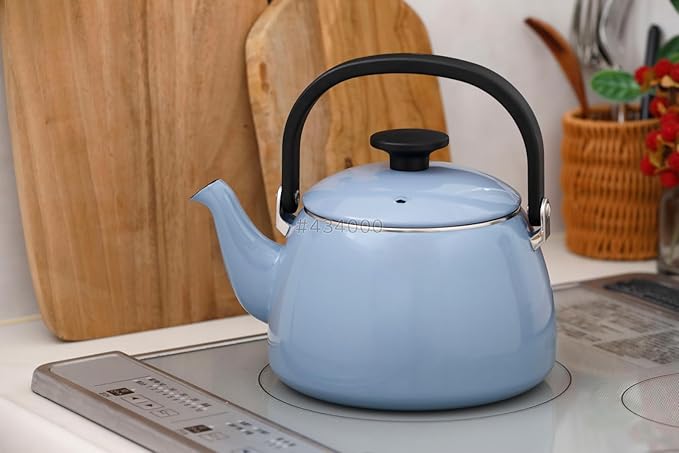 Fuji Hollow Cotton Plus Kettle, 0.7 gal (2.5 L), Ash Blue CTP-2.5K.AB