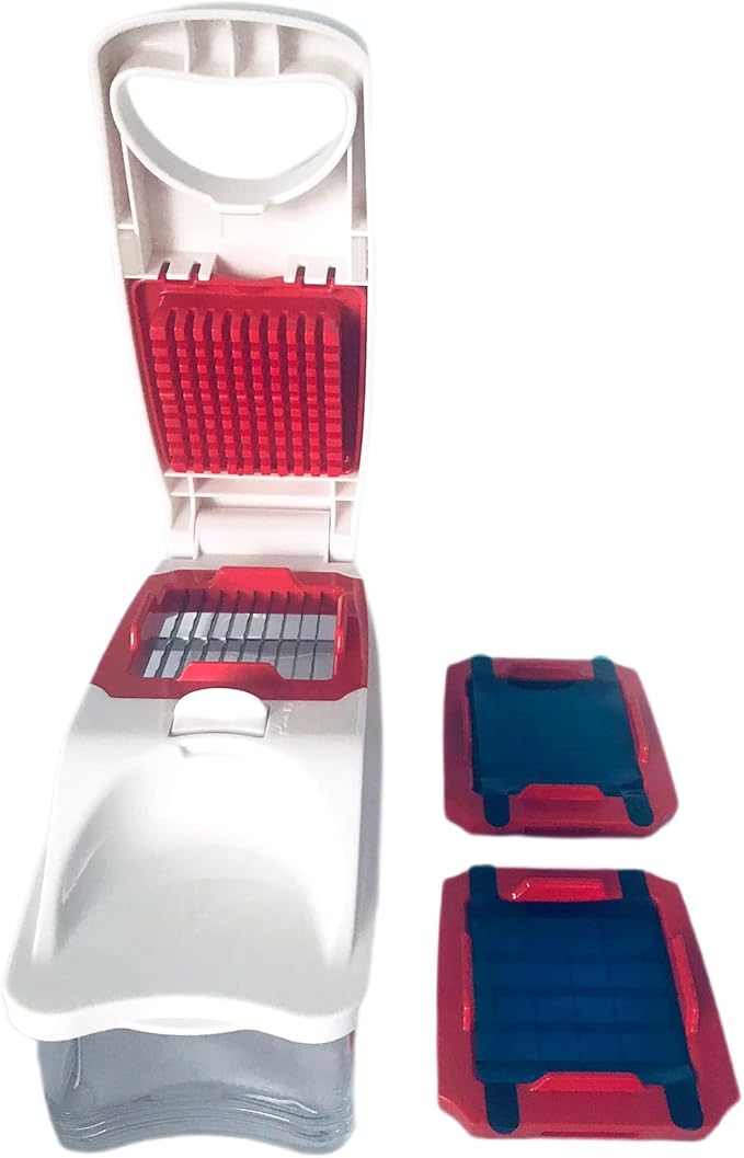Tupperware Super Dicer Vegetable Cutter Fruit Cutter Slicer White Red Fruit Vegetable Kitchen Aid Grater Chopper Multi Cutter