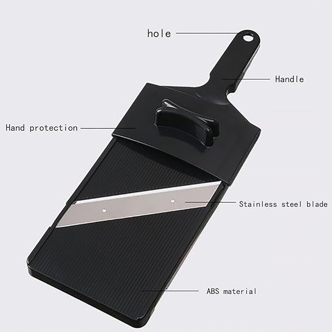 Generic Cabbage Slicer,Large Cabbage SlicerFluffy Shop Finish,for Ultra-Thin Julienne in Time,Adjustable Mandoline Food Slicer for Kitchen Wide with Safety Holder (Big), Yeuiba06