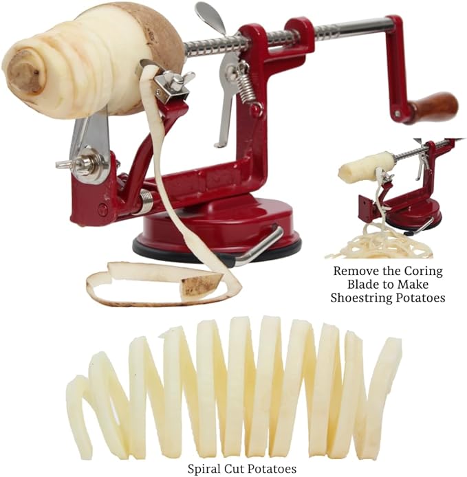 Corer, Slicer, Pie Maker, Stainless Steel Blades, Red VKP1010