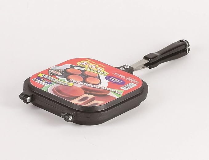 JapanBargain 4742, Japanese Obanyaki Pan Stuffed Pancake Toaster Large 3 inch Pancake Maker Nonstick Aluminum Pan, Four Molds