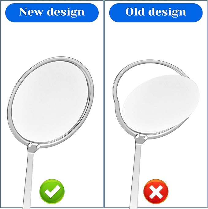 Fat Skimmer Spoon, Stainless Steel Fine Mesh Strainer - Fat Skimmer For Cooking, Food Strainer for Grease, Foam & Oil - 2 Pack (10cm & 12cm)