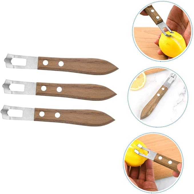 Stainless Steel Cheese Grater Set 3-Piece Lemon Zester and Multi-Function Vegetable Slicer for Kitchen Use Wear-Resistant Comfortable to Hold for Fruits and Cheese Preparation