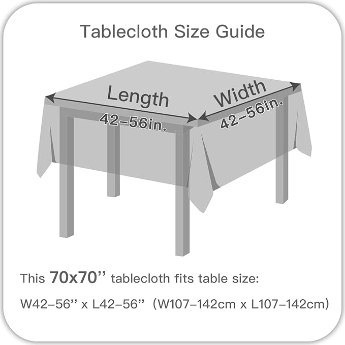 maxmill Square Jacquard Tablecloth Water Resistance Antiwrinkle Spill Proof Textured Table Cloth, Fabric Table Cover for Buffet Banquet Parties Event Holiday Dinner, 70 x 70 Inch, Dusty Pink