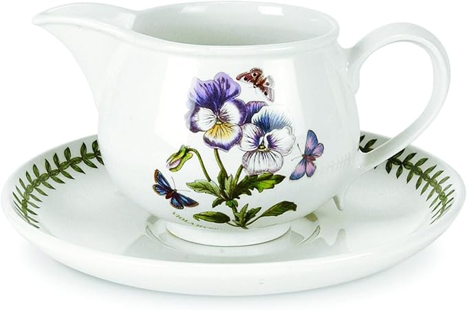 Portmeirion Botanic Garden Gravy Boat and Stand
