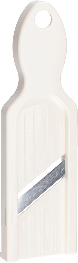 Nagao AMS-610 Tsubamesanjo Double-edged Mini Slicer, White, Made in Japan