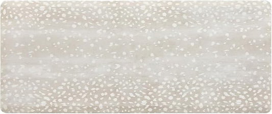 House of Noa Nama Standing Mat – Anti-Fatigue Cushioned Kitchen Mats for Floor | Ergonomic Bounce-Back Foam Kitchen Mats | Anti-Fatigue Mats for Kitchen & Standing | Fawn Shea | 30"x72"