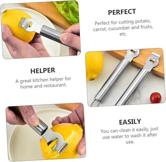3pcs Stainless Steel Lemon Cheese Vegetable Fruit Zester Grater Peeler Hand Crank Cheese Grater Tool