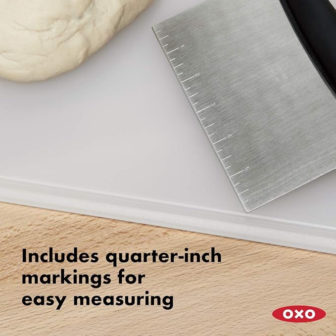 OXO Steel Chef's Mandoline Slicer 2.0 and OXO Good Grips Stainless Steel Scraper & Chopper