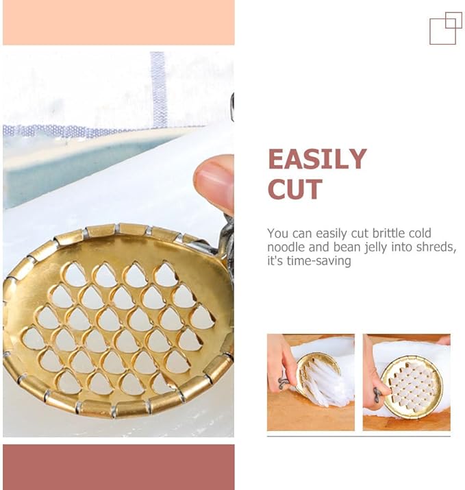 Stainless Steel Jelly Scraper 2.55In Compact Bean Jelly Cutter Kitchen Accessory with Comfortable Grip for Household Use