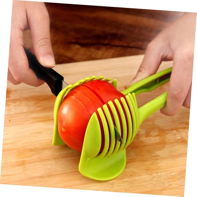 Multipurpose Handheld Slicer Clamp Vegetable Slicer Cutter Manual Slice for Fruits Veggies Random