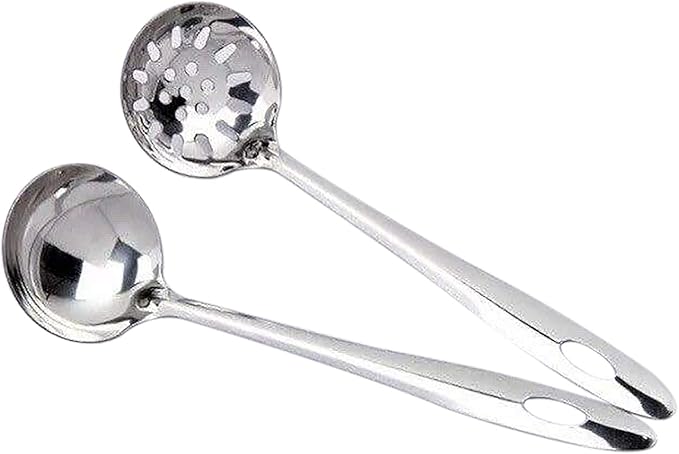 Double-flavor Shabu Shabu Pot with Divider and Lid, Dual Sided Nonstick Hot Pot, 32cm/12.6in Stainless Steel Shabu Shabu Pot, for Induction Cooktop, Gas Stove & Hot Burner, Soup Ladle Included