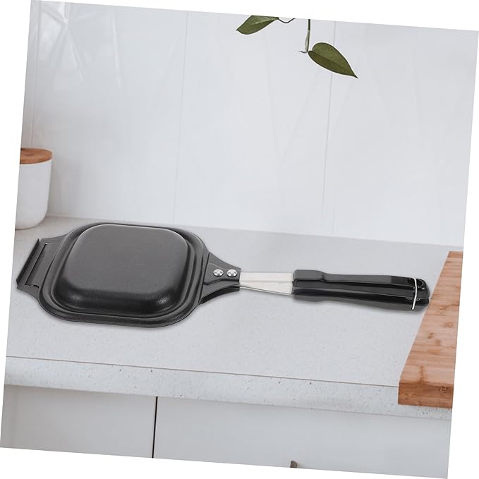 Sandwich Press Stovetop Double Side Grilled Pan Sandwich Baking Tray Detachable Pan for Camping Sandwichmaker