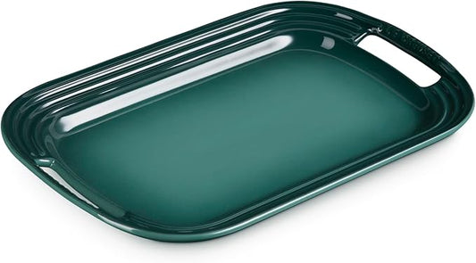 Le Creuset Stoneware Serving Platter, 14 in., Artichaut
