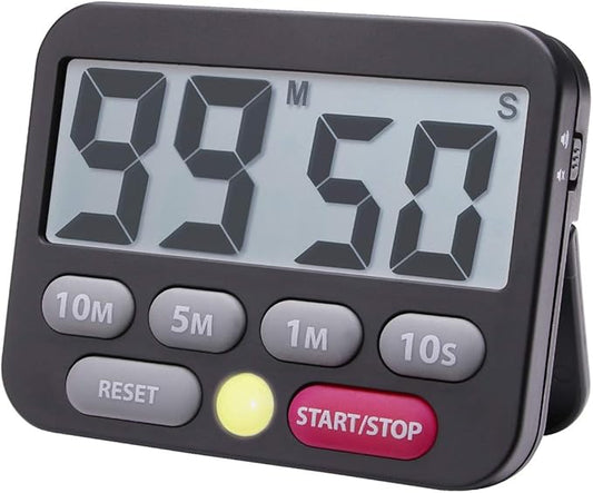 Searon Digital Kitchen Timer, Magnetic, LED Alert, Kickstand for Cooking Classroom Homework Fitness
