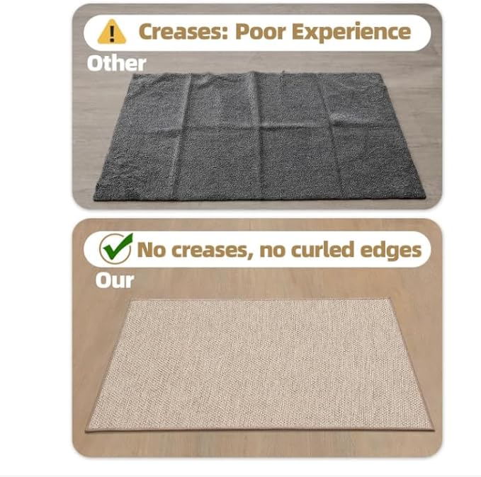 Color&Geometry 2PCS Kitchen Rugs and Mats Non Slip Washable, Absorbent Kitchen Runner, Easy to Clean Kitchen Floor Mats for in Front of Sink, Laundry Room, Hallway, 17"x29"+17"x59", Dark Grey