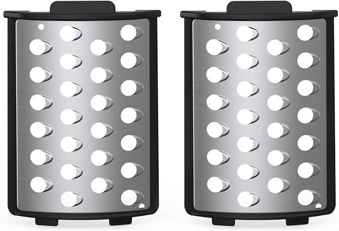 Electric Cheese Grater Attachments, Grinding Blade, Grind Cheese,Nuts, Peanuts, Oreos And Other Ingredients (1 Pair)