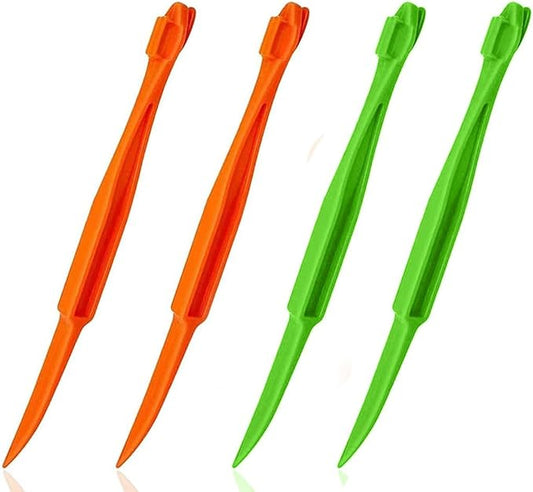 Orange Peeler Tools Citrus Peel Cutter Easy Fruit Vegetable Slicer Cutter Lemon Peeler Opener Remover Fruit Tool Kitchen Utensils Gadgets Food Peeler Slicers (Orange + Green)