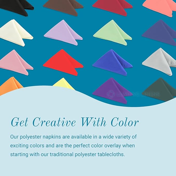 Polyester Cloth Napkins - Washable Soft Table Linens - Durable & Elegant for Dining, Restaurants, Weddings, Events, Rentals, Banquets, & Parties - Premium Quality Set of 250, Yellow, 17"x17"