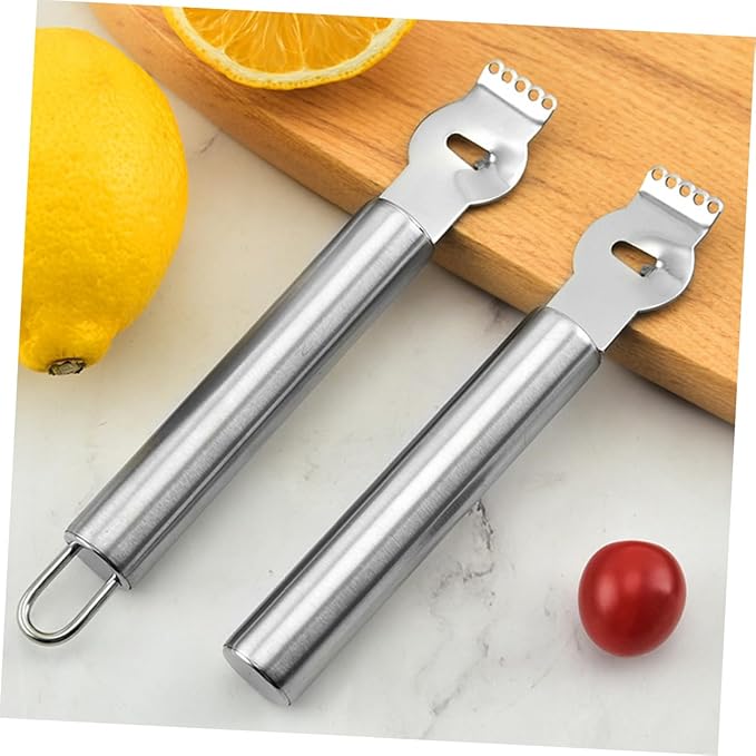 KICHOUSE Ergonomic Lemon Scraper Multi-function Vegetable Fruit Cheese Grater Set of 3