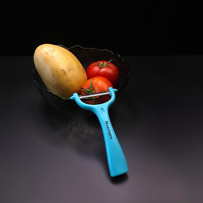 Vegetable Potato Peelers 3 Piece Set, I and Y Carrot Peeler, Stainless Steel Julienne Peeler，for Apple Fruit Carrot Zucchini Cucumber Potatoes PP Non-Slip Handle