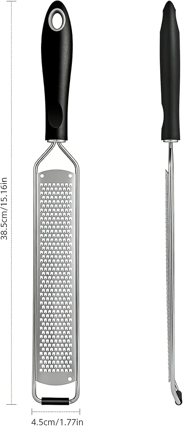 N.ORANIE Premium Lemon Zester Grater,Kitchen Tool for Parmesan Cheese, Lemon