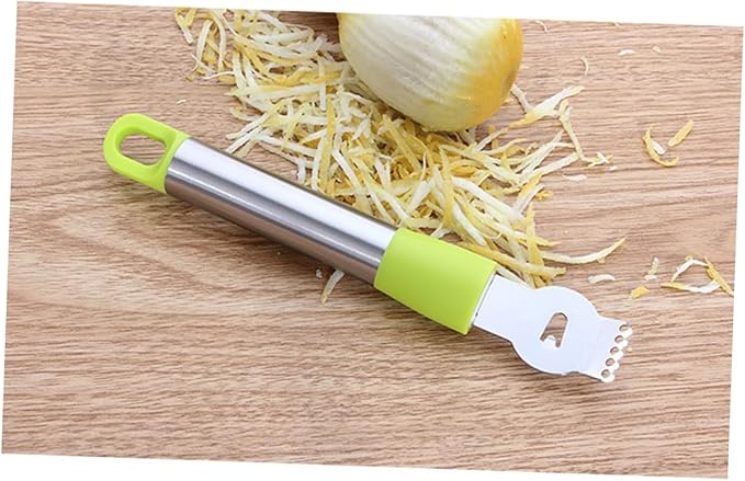 Stainless Steel Lemon Zester/peeler/grater Set Efficient Citrus Tool for Slicing Shaving and Peeling Easy to Clean Must-have for Every Chef (random)