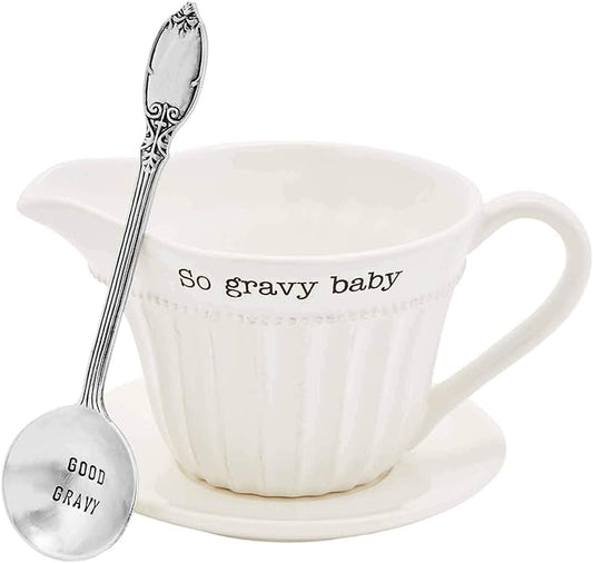 GRAVY BOAT SET
