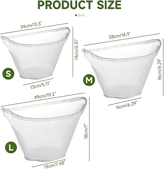 2025 New Soy Milk Bag, Organic Unbleached Cotton Cheesecloth or Food Strainer, Nut Butter Bag Reusable for Straining Oat Filter, Dumpling Fillings Straining, Fine Mesh Cheese Cloth Making (Medium)