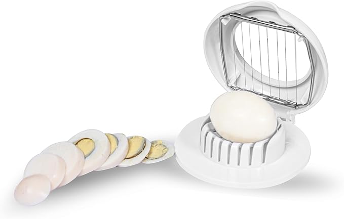 Eggs Slicer for Hard Boiled Eggs-Heavy Duty Stainless Steel Wire Multifunction for Strawberry Mushroom Soft Fruits, Easy to Clean 9x4.5 inches