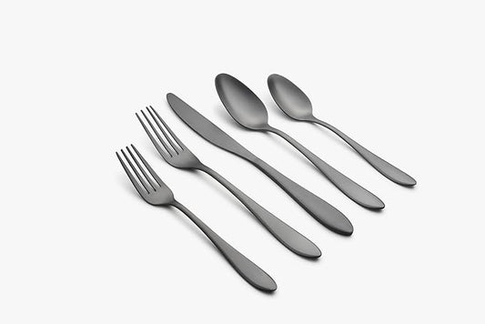Cambridge 501703MEI Delia Black Satin Dinner Fork