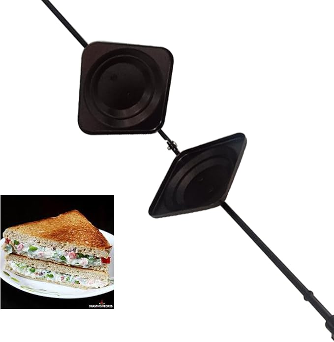 Shriya Sandwich Maker Grill, Sandwich Maker, Nonstick Toaster, Nonstick Gas Sandwich Toaster, Panini Maker, Stove Top Toasted Sandwich Snack Maker