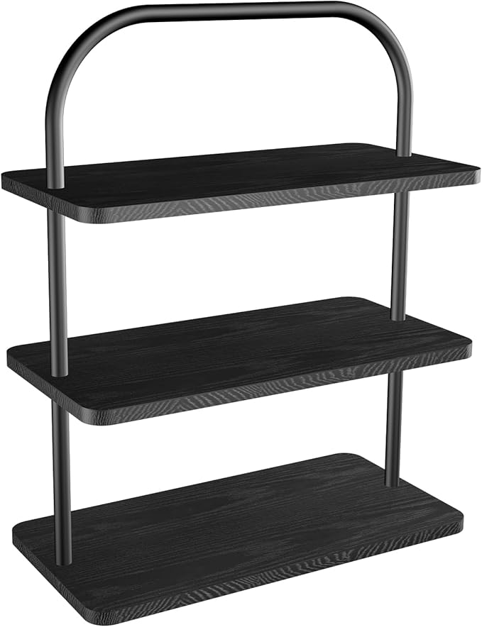 Cupcake Stand, 3 Tier Halloween Cupcake Stand for 50 Cupcakes Wood Large Dessert Stand Cupcake Display Stand Cupcake Tower for Farmhouse Decor, Party Serving Tray, Vendor Dessert Table Display Set