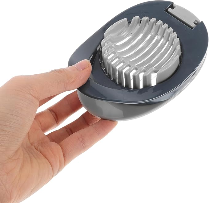 PRETYZOOM Egg Slicer Egg Dicer Navy Multipurpose Kitchen Cutter Petal and Slice Function Food-grade Plastic and Cooking