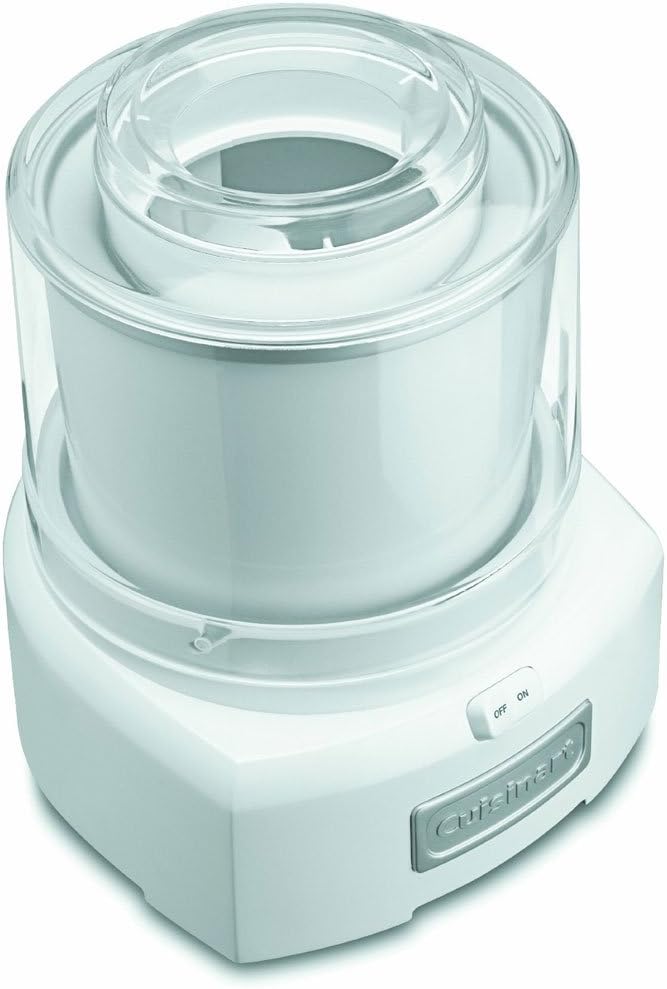 Cuisinart Frozen Yogurt-Ice Cream & Sorbet Maker 1.5 Quarts - (Renewed)