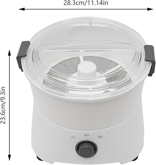 Electric Potato Peeler, 110-120V 85W Commercial Automatic Potato Peeler 2-in-1 One-button Drive Potato Peeling Spinner Machine for Kitchens Restaurants & Fast Food Stores