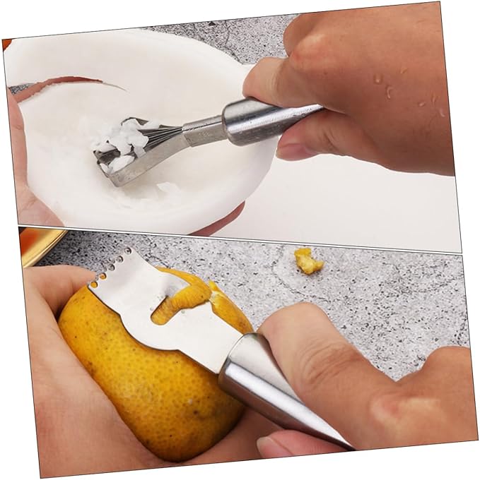 3pcs Manual Fruit Peeler Multi-function Grater Cheese Lemon Zester Stainless Steel Handheld Fruit Vegetable Grater for Kitchen