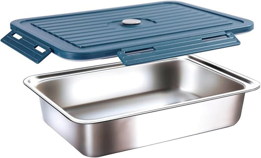 Lunch Box Containers,304 Stainless Steel Inner Electric Lunch Box,60oz Large Capacity Removable Food Container