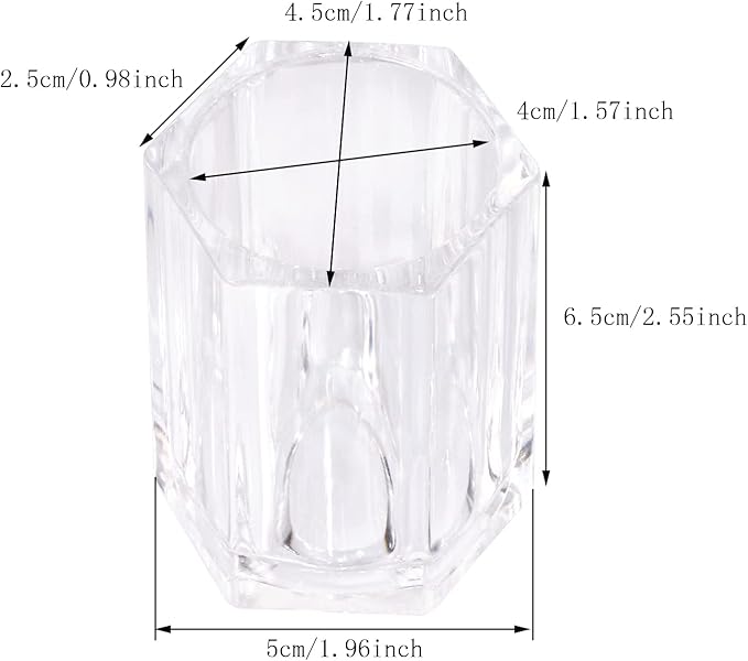 ONLYKXY 2pcs Clear Acrylic Toothpick Holder Elegant Clean For Home Kitchen Storage Gadgets Creative Portable Toothpick Box (Rhombu)