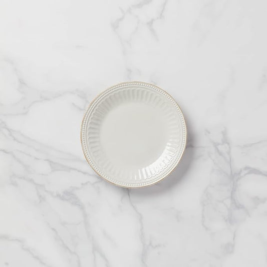 Lenox White French Perle Groove Accent Plate, 1.30 LB