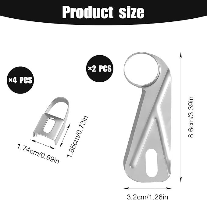 6pcs Stainless Steel Apple Peeler Replacement Blades, Universal 4pcs Peeling Blades with 2pcs Slicing and Core Removing Blades with Storage Box for Kitchen Restaurant Picnic