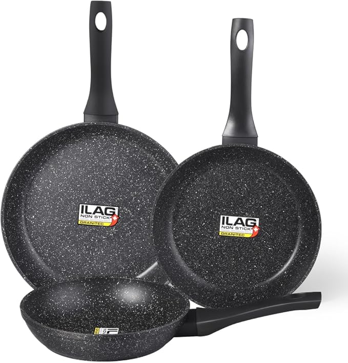 swiflon 10 Inch Nonstick Frying Pan for Eggs & Omelettes, Deep Skillet Pan for Cooking, PFOA-Free Non Toxic Non Stick Frying Pan