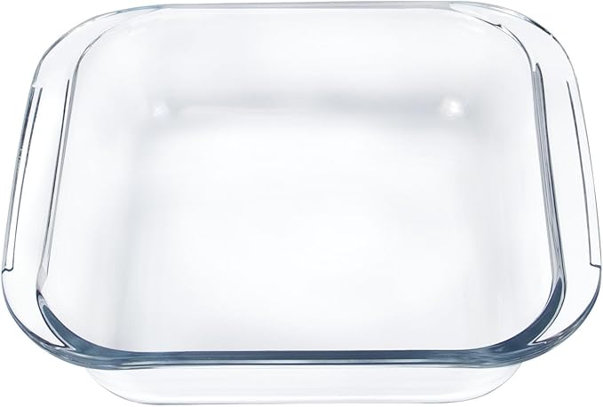 Small Glass Baking Dish for Oven, 6.7in Casserole Dishes for Oven, Square Glass Baking Pan
