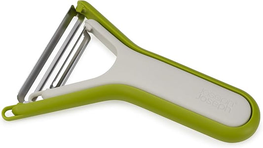 Joseph Joseph Nest Peel, Set of 2 space saving stainless steel peelers for compact kitchen storage, Dishwasher safe