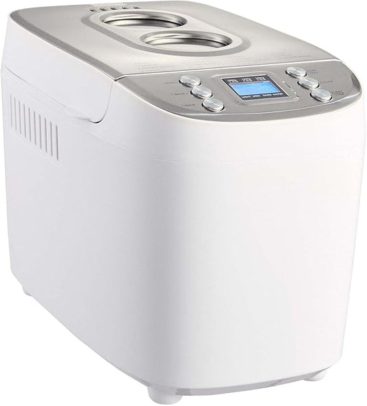 Bread Maker 3LB, 15-in-1 Dough Machine, Gluten-Free Breadmaker, Whole Wheat Programmable Bread Machine, Nonstick Ceramic, 3 Loaf Sizes & Colors