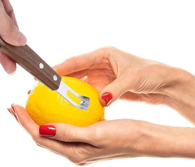 Garneck Stainless Steel Cheese Grater and Lemon Zester Set 2-Piece Handheld Fruit Vegetable Grater for Kitchen Use Washable and Easy to Clean