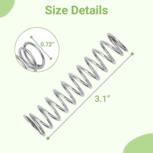 VKP250 Food Strainer Replacement Spring Compatible with Victorio Model 250, Back to Basics Model 220 & Johnny Apple Sauce Maker – 304 Stainless Steel