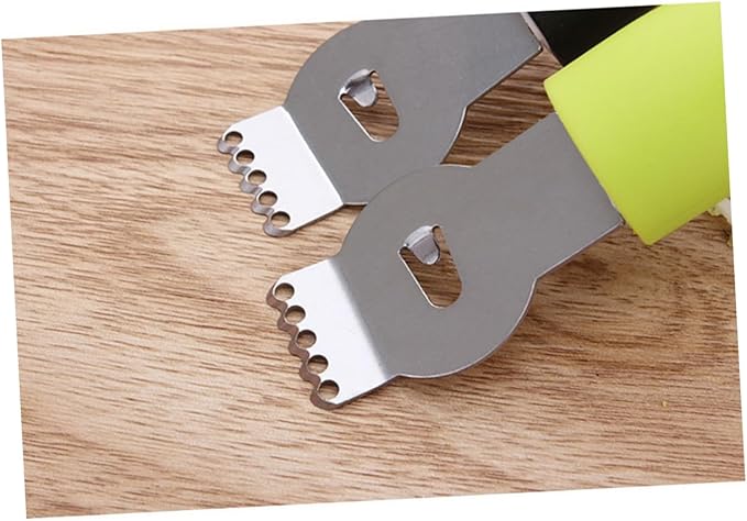 Healifty Stainless Steel Lemon Zester Grater Channel Citrus Peeler for Fruits and Chocolate Easy to Clean Kitchen Tool Random Design