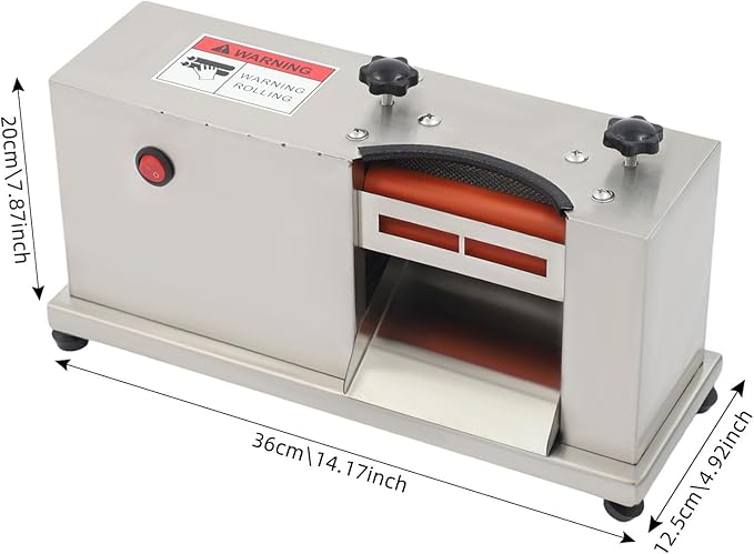Electric Pea Sheller 25W Bean Sheller Machine 5.5 LBS/H Pea & Bean Sheller Machine with Adjust Rollers Commercial Beans Stripper Sheller for Home Kitchens, Restaurants